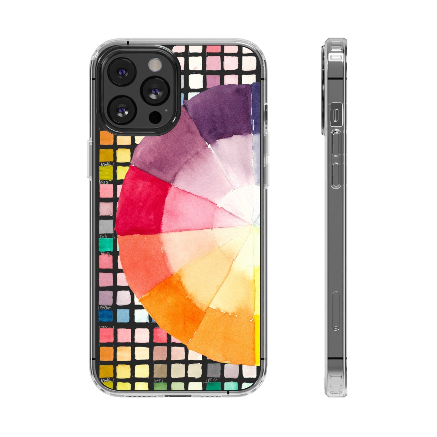 Watercolor-Theory Clear Phone Case - Brooke Zitting, LLC
