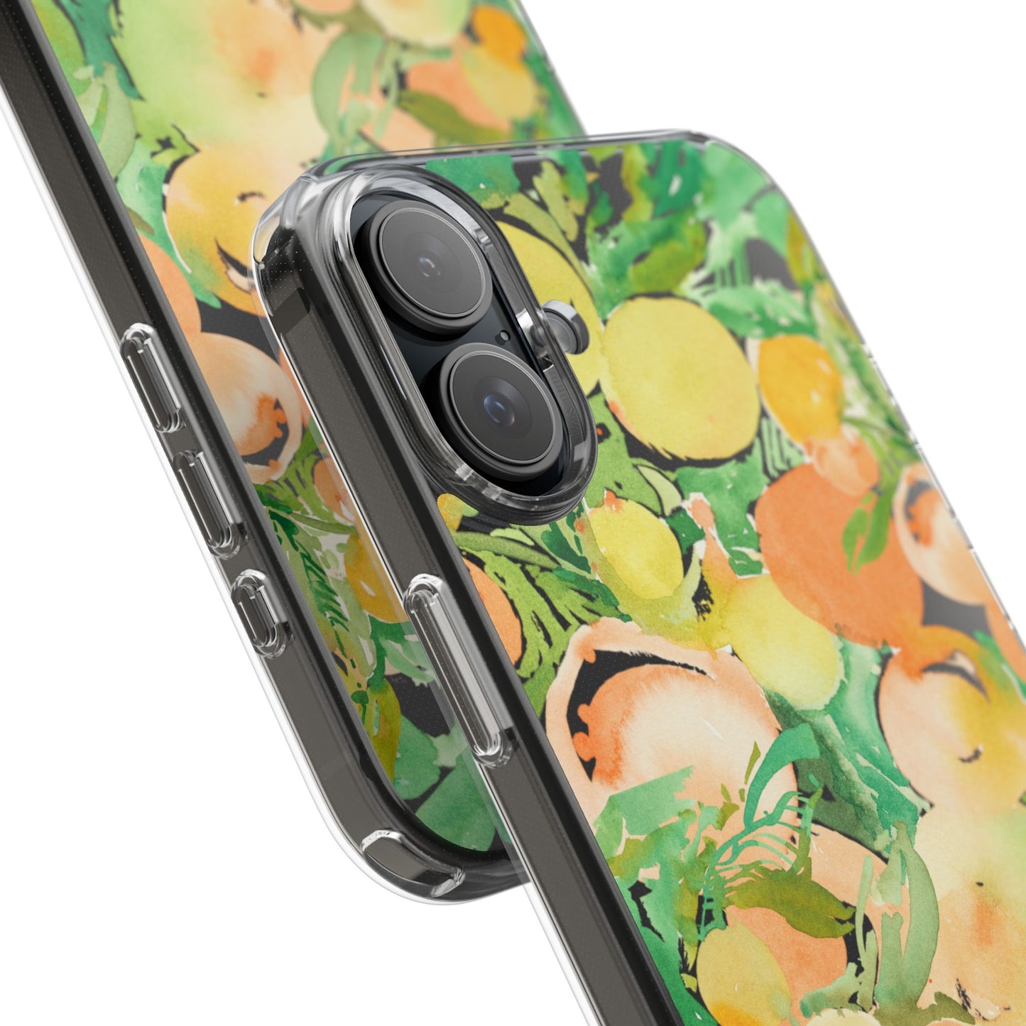 Watercolor Peach Party Clear Phone Case - Brooke Zitting, LLC