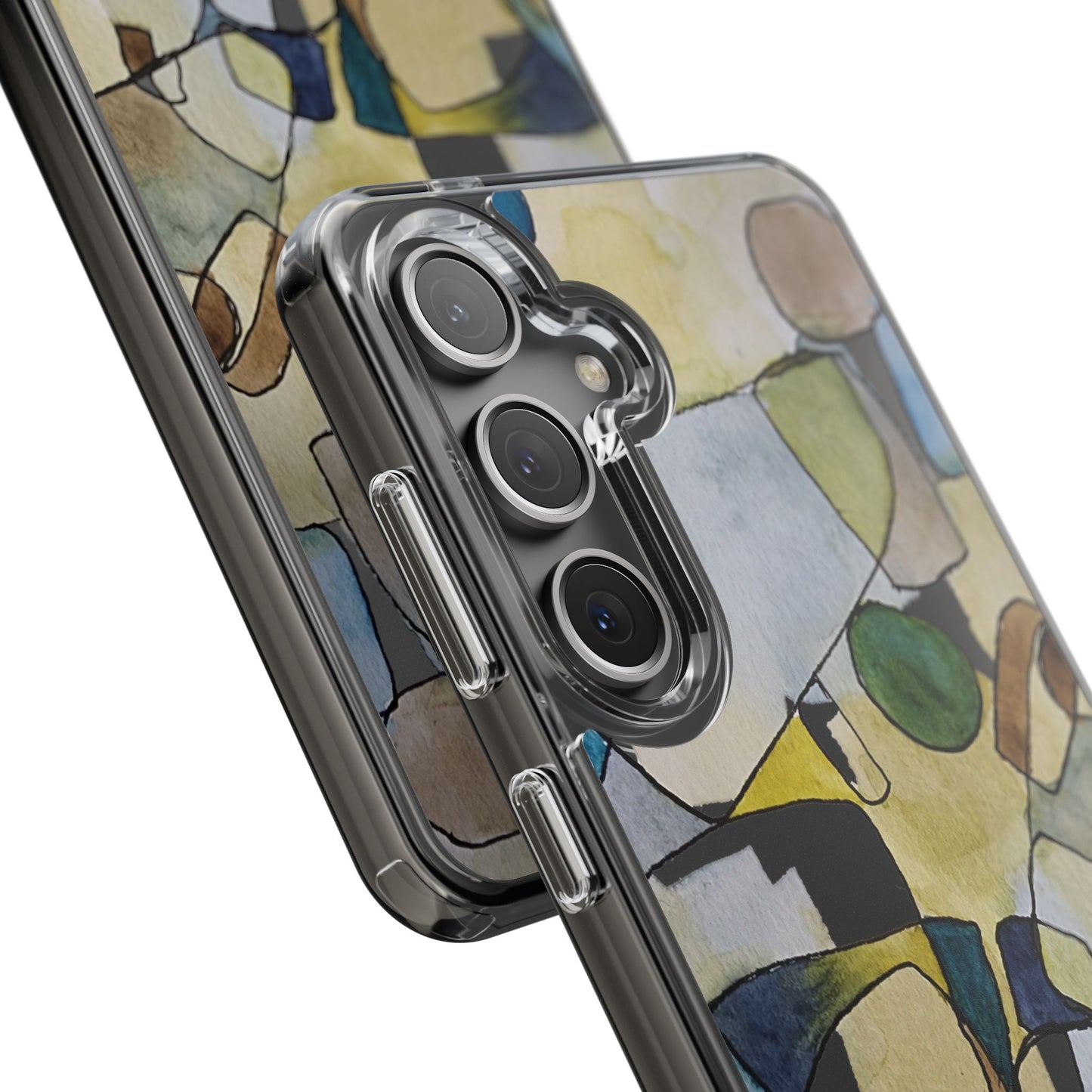 Abstract Watercolor Clear Phone Case - Brooke Zitting, LLC