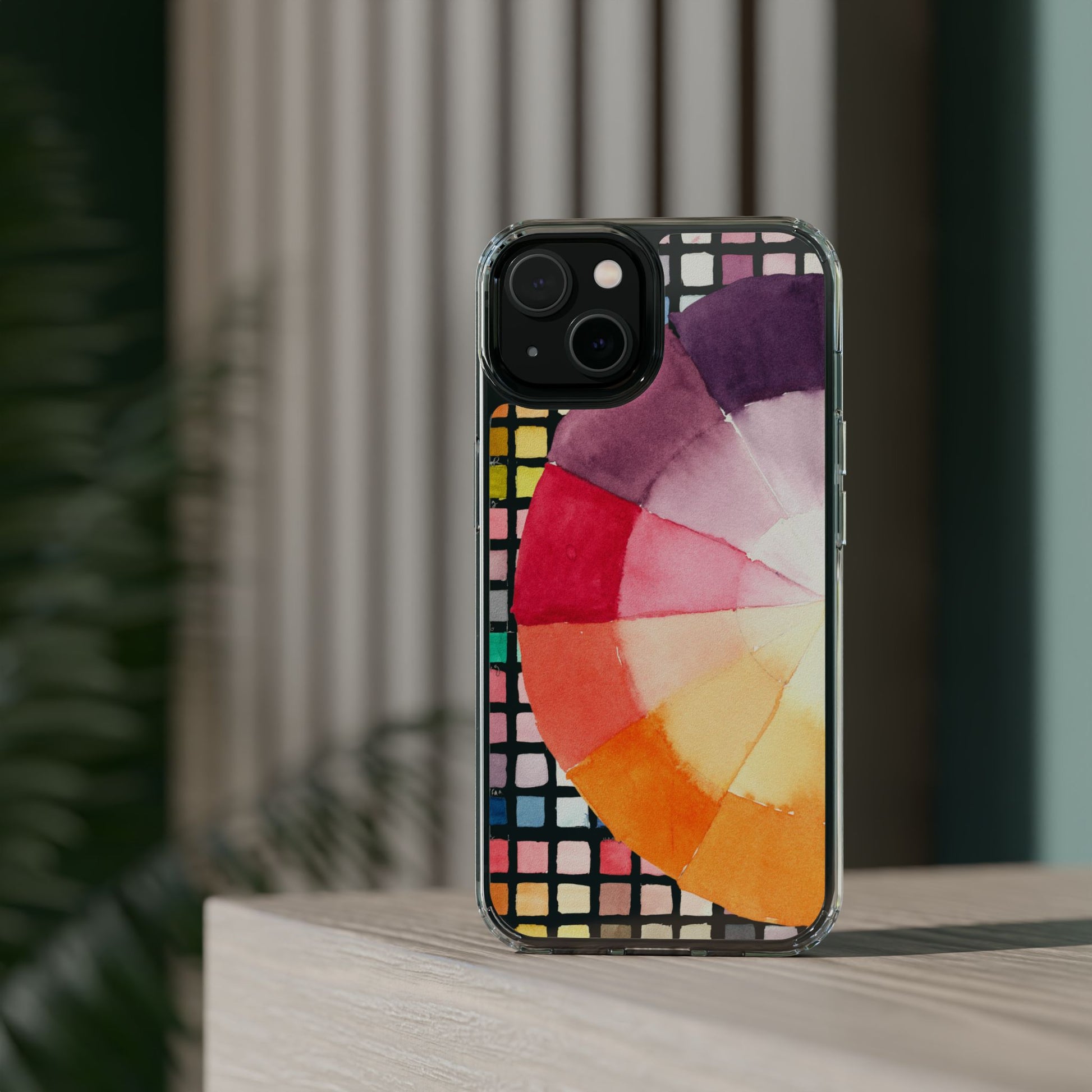 Watercolor-Theory Clear Phone Case - Brooke Zitting, LLC