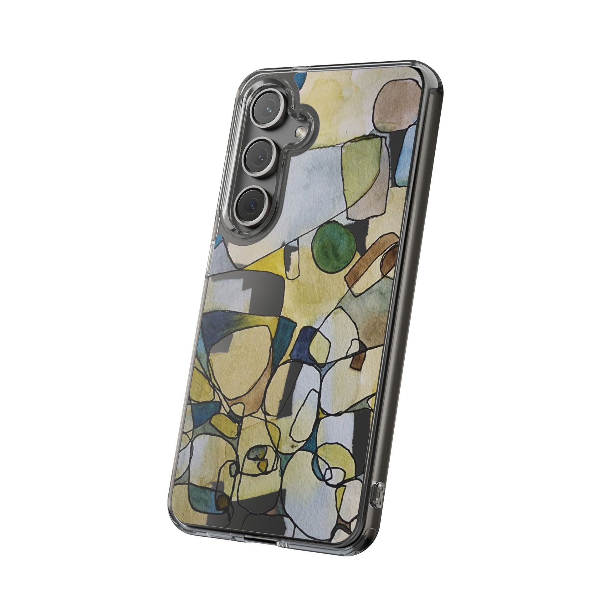 Abstract Watercolor Clear Phone Case - Brooke Zitting, LLC