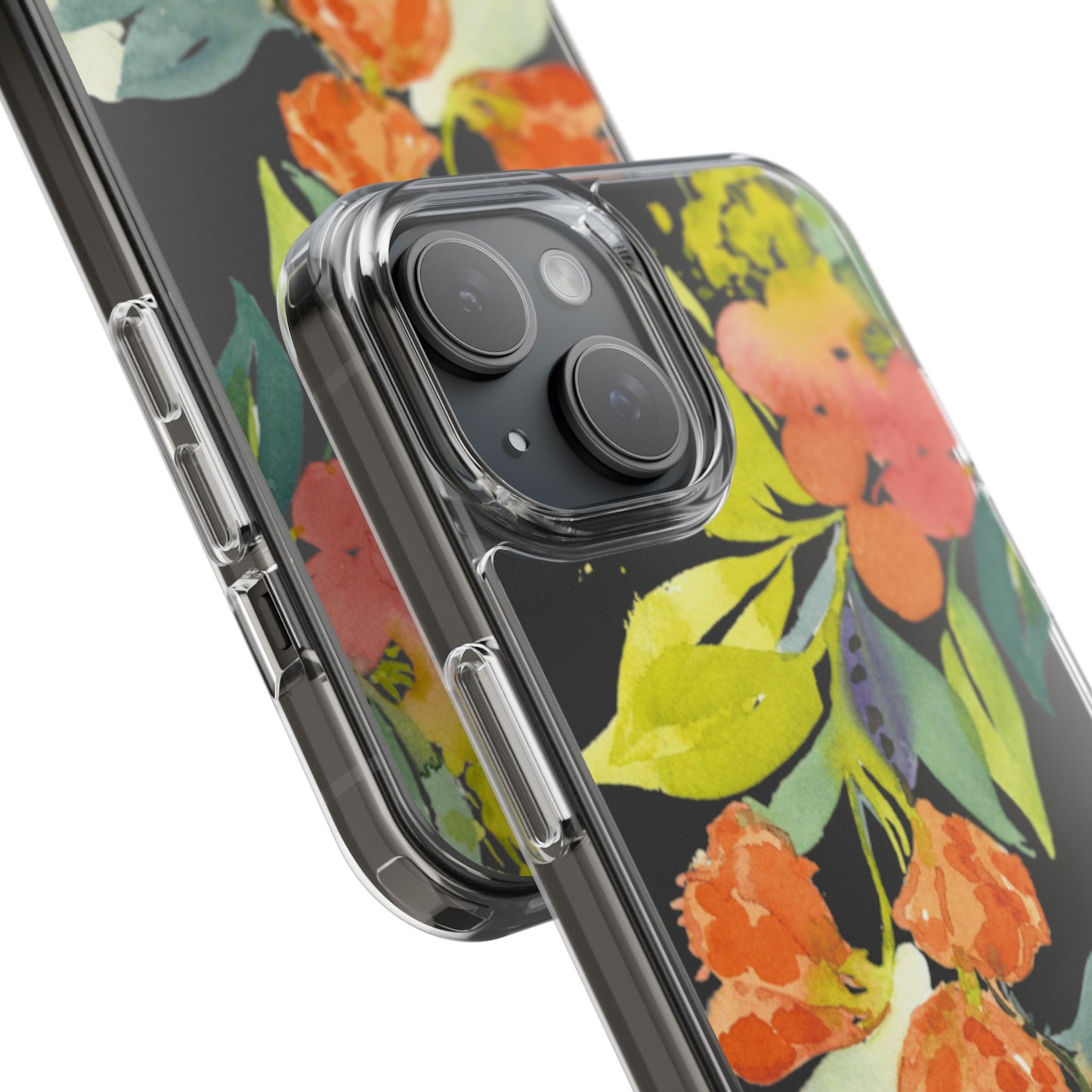 Watercolor Floral Blooms Clear Phone Case - Brooke Zitting, LLC