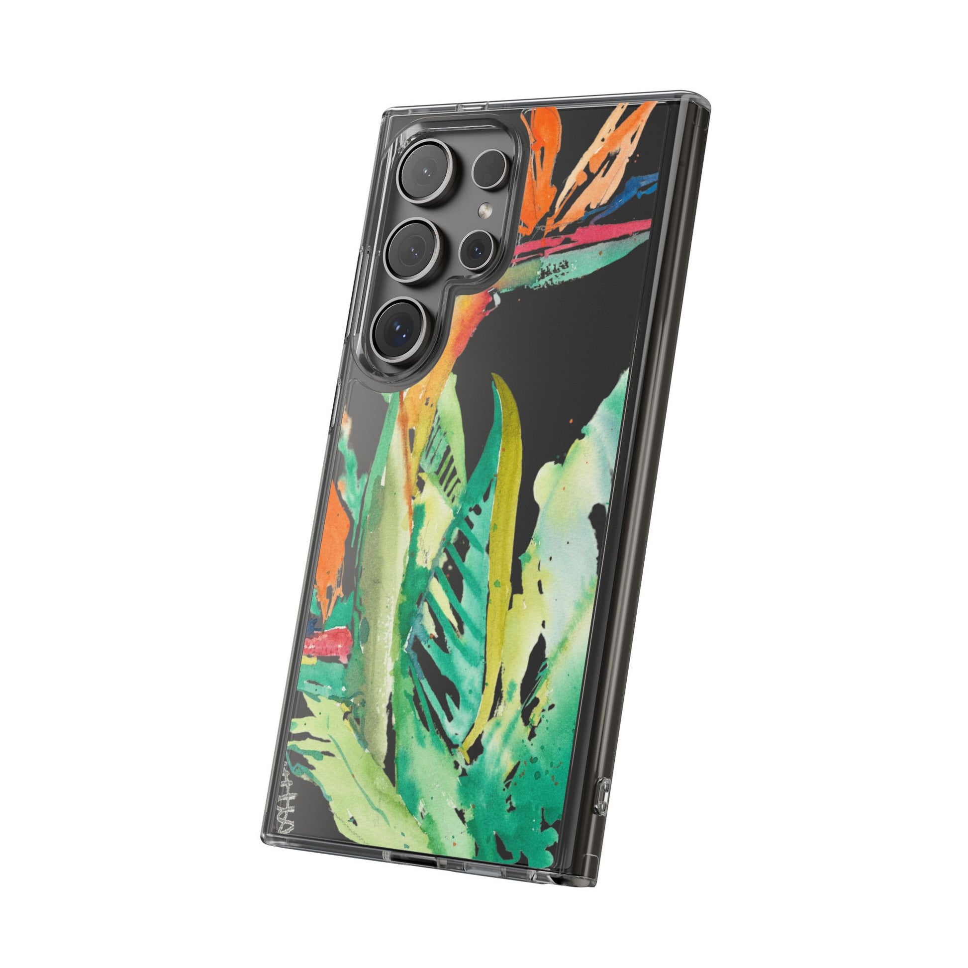Another Day in Paradise Watercolor Clear Phone Case - Brooke Zitting, LLC