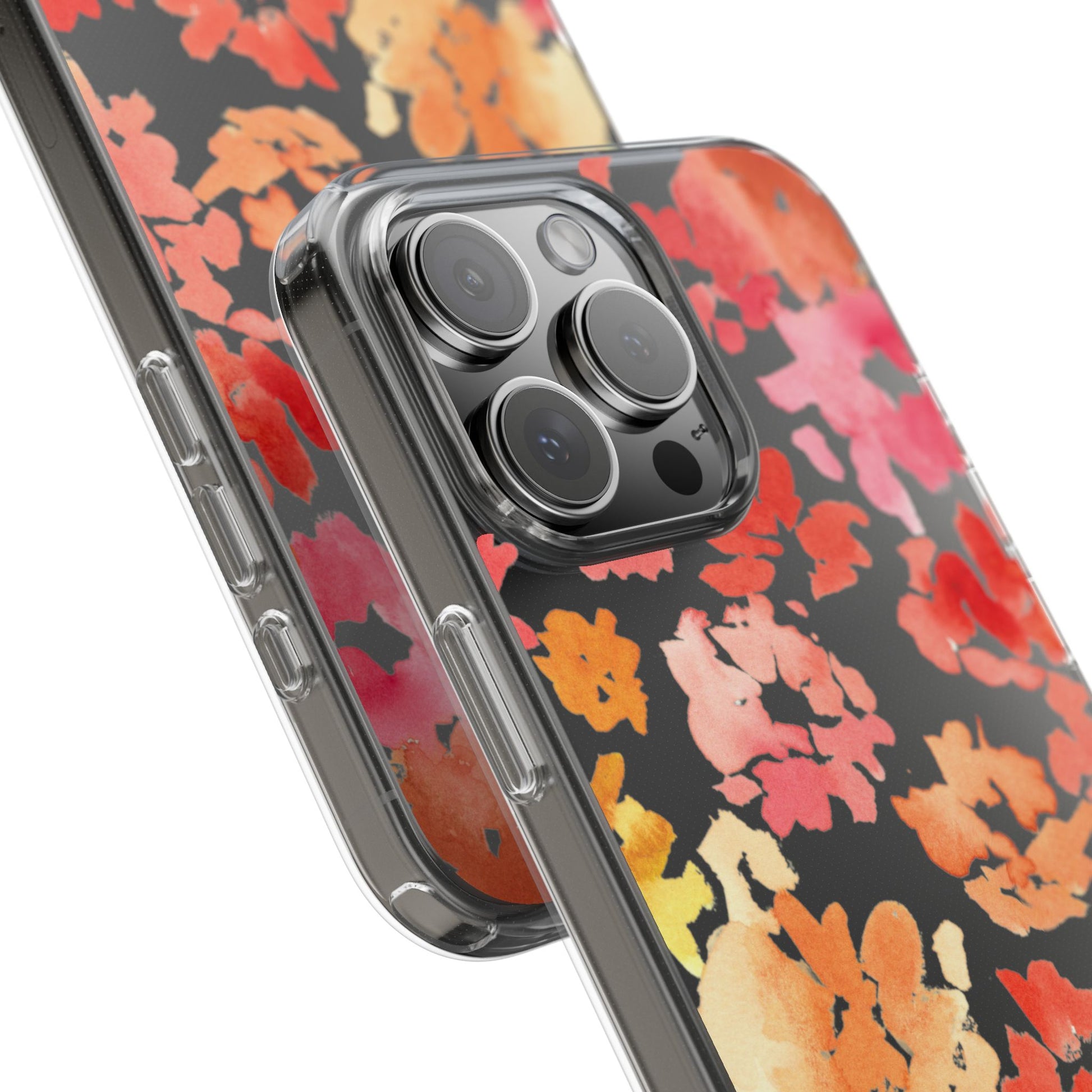 Watercolor Posy Clear Phone Case - Brooke Zitting, LLC