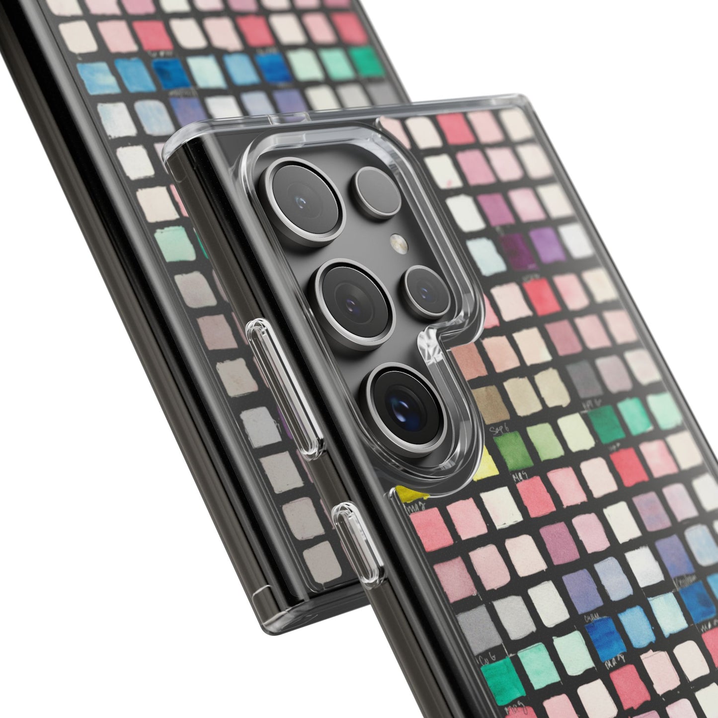 Watercolor Swatches Clear Phone Case - Brooke Zitting, LLC