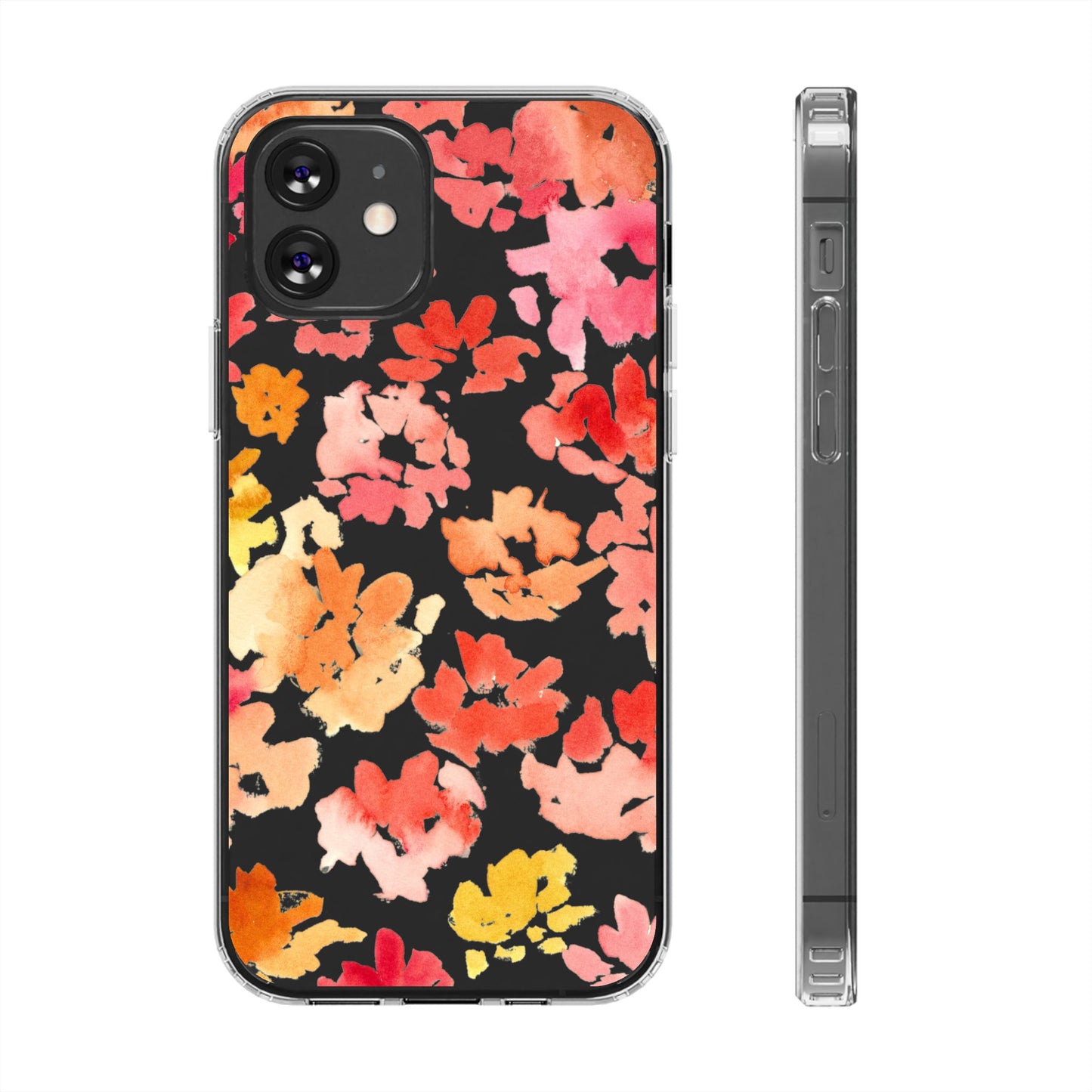 Watercolor Posy Clear Phone Case - Brooke Zitting, LLC