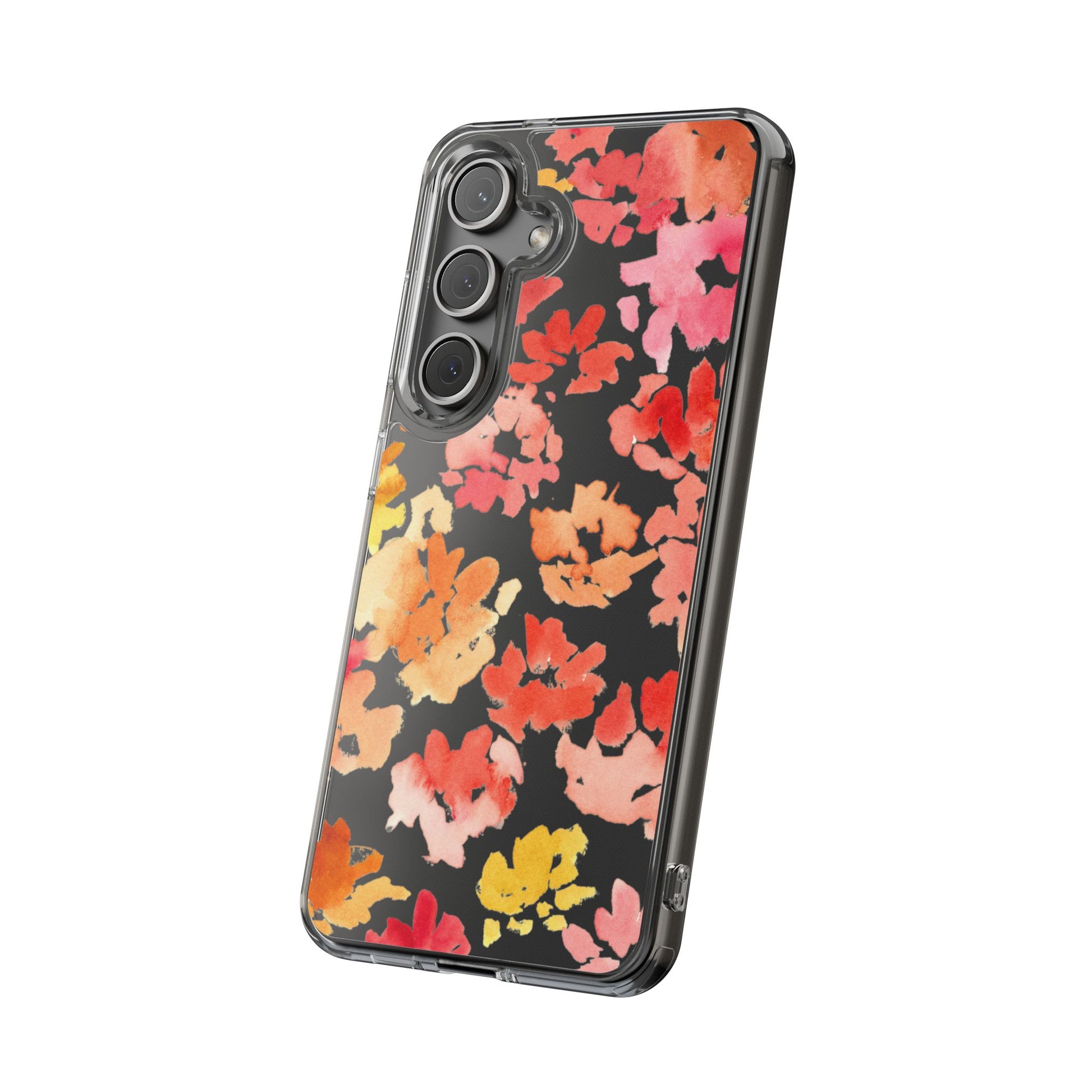 Watercolor Posy Clear Phone Case - Brooke Zitting, LLC