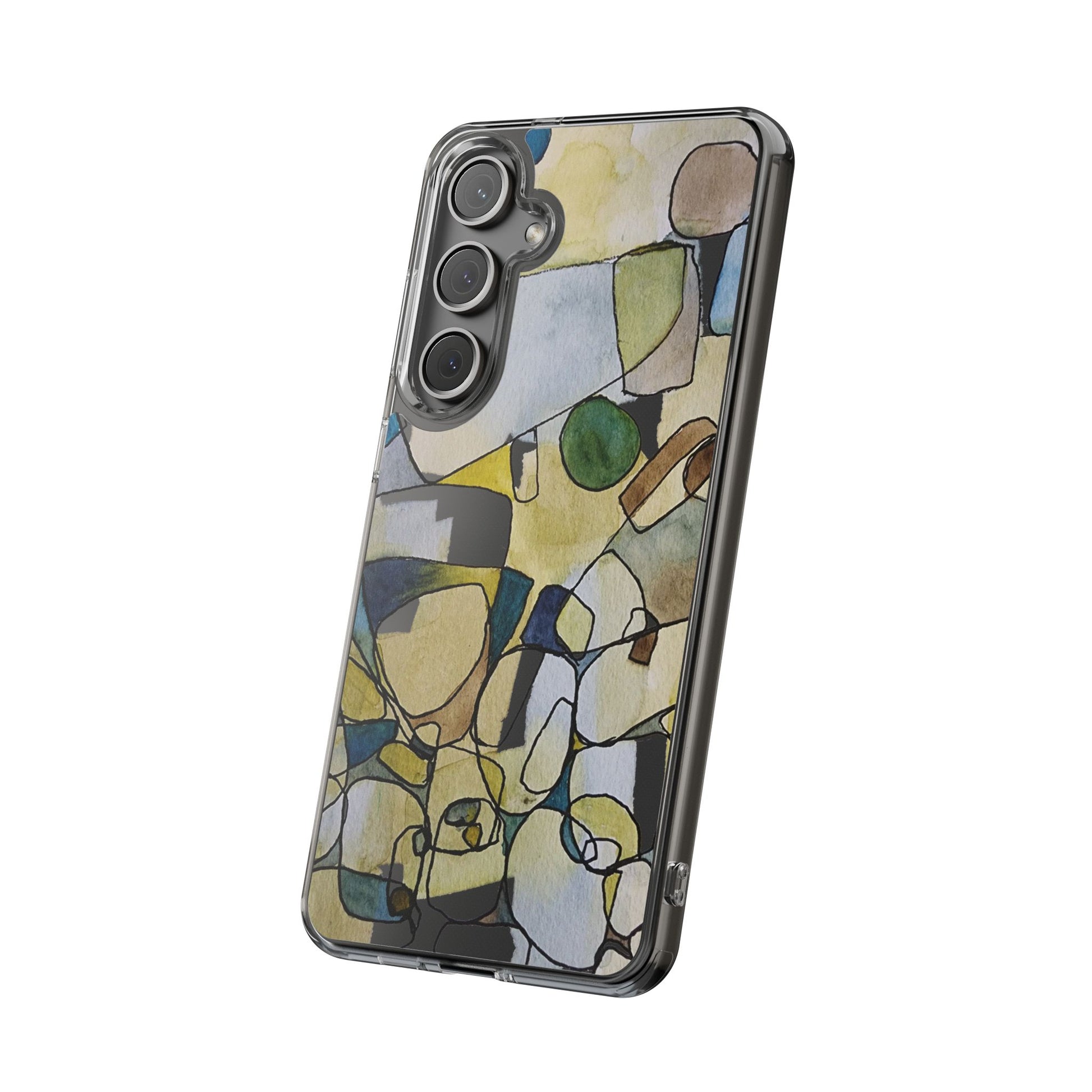 Abstract Watercolor Clear Phone Case - Brooke Zitting, LLC